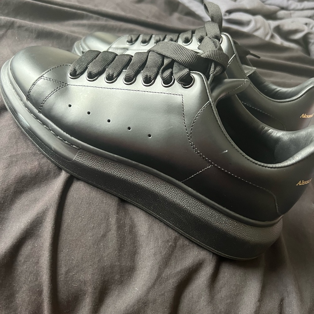 All black Alexander Mcqueens